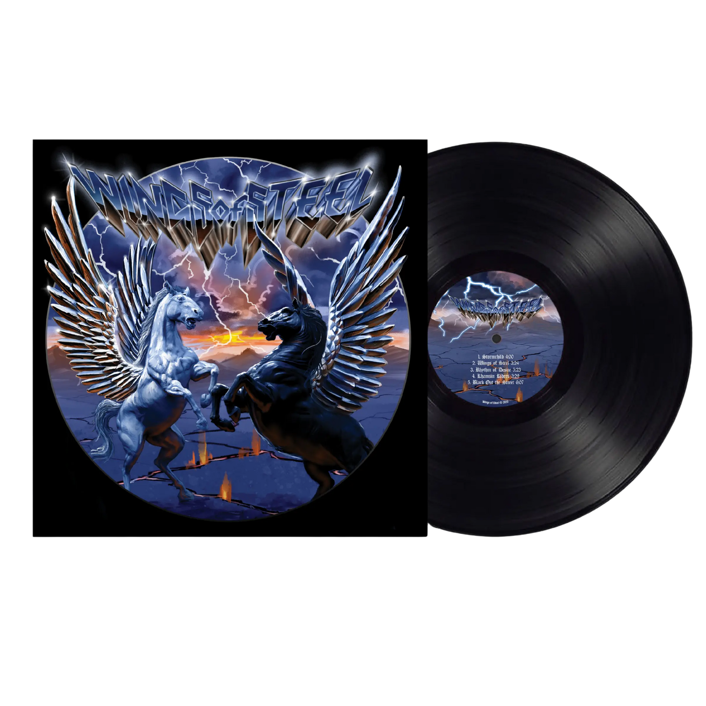 Wings of Steel EP LP - Black