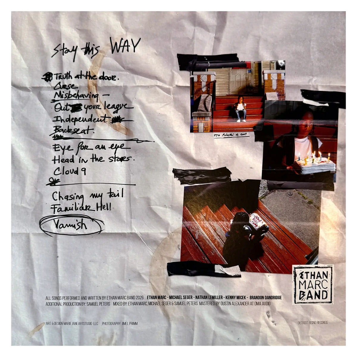 Stay This Way Vinyl - Red